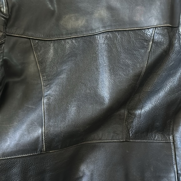 Unisex Wolf leather vintage motorcycle leather jacket - Picture 5 of 5